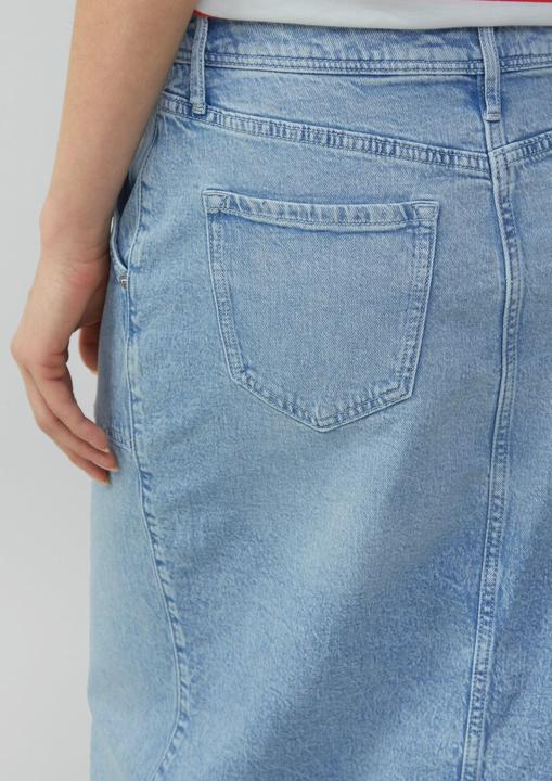 Actual product image S.Oliver Rock Denim-Midirock mit Schlitz (44)
