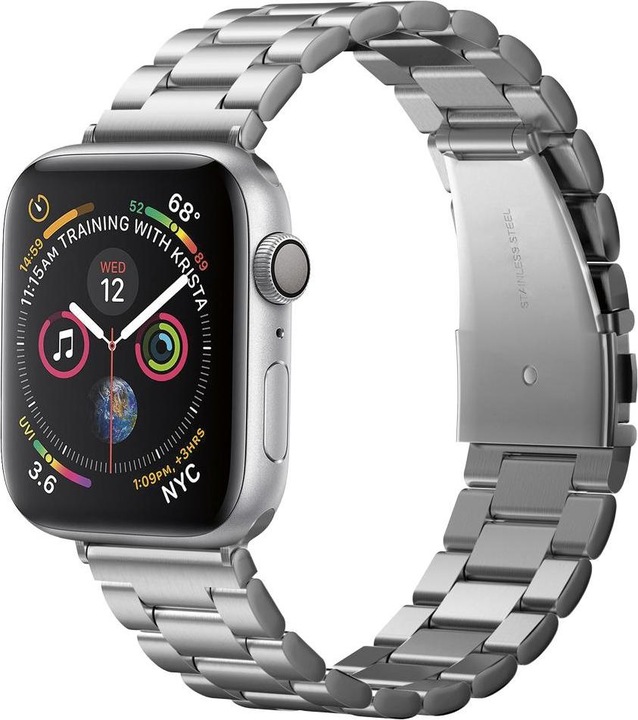 Actual product image Spigen Modern Fit Band (44 mm, 42 mm, 45 mm, 49 mm, Stainless steel, Apple Watch Series 2, Apple Watch Series 3, Apple Watch Series 4, Apple Watch Series 5, Apple Watch Series 6, Apple Watch Series 7, Apple Watch SE, Apple Watch Ultra, Apple Watch Ultra 2)