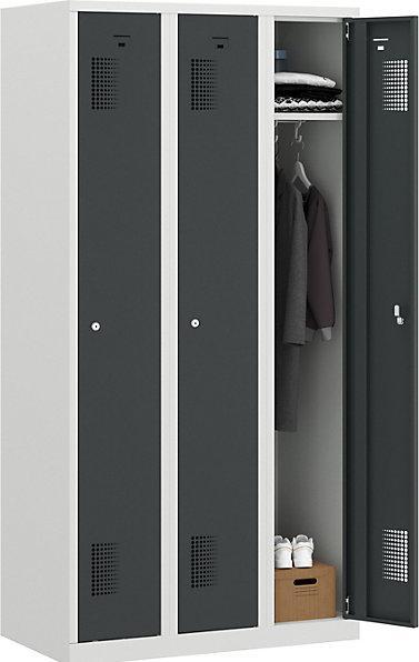 Produktbild eurokraft basic Garderobenschrank (90 cm, 180 cm)