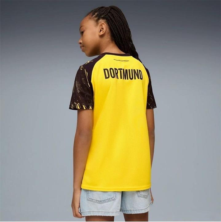 Actual product image Puma BVB Home Jersey Replica Jr with Sponsor (140)