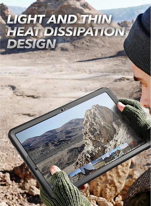 Actual product image Supcase UNICORN BEETLE PRO GALAXY TAB S9 11.0 X710 / X716B BLACK (Galaxy Tab S9)