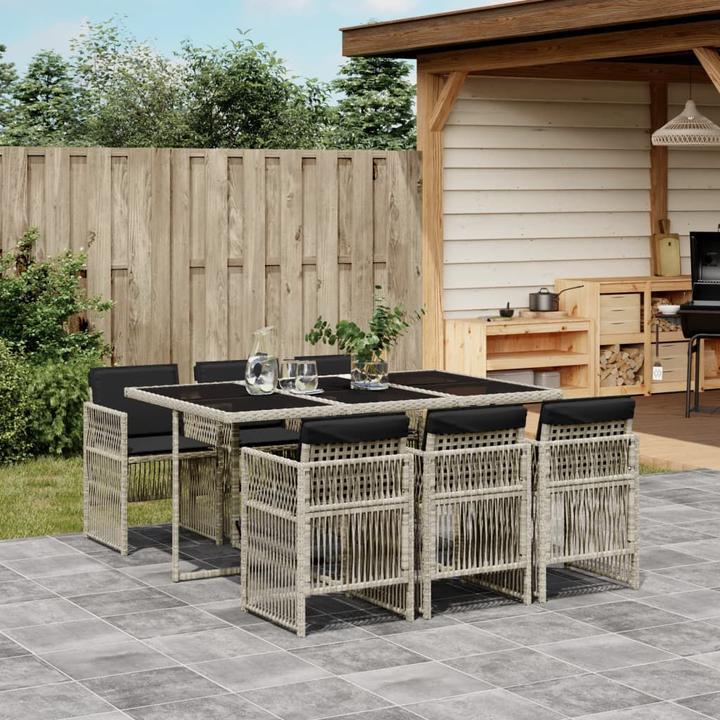Produktbild vidaXL Garten Essgruppe (165 x 106 x 73 cm)