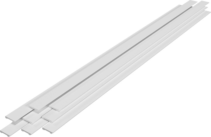 Immagine prodotto Neu.Haus Battiscopa Coevorden set da 24 195x7 cm bianco
