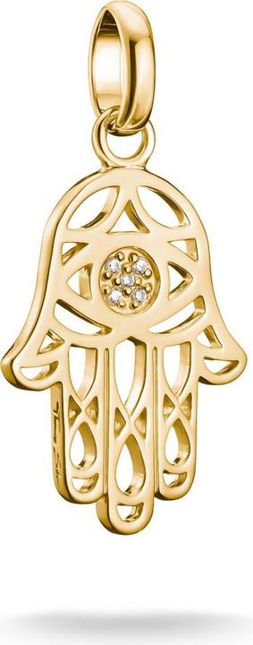 Immagine prodotto Thomas Sabo Charm-Anhänger Hamsa Connect vergoldet (Argento)
