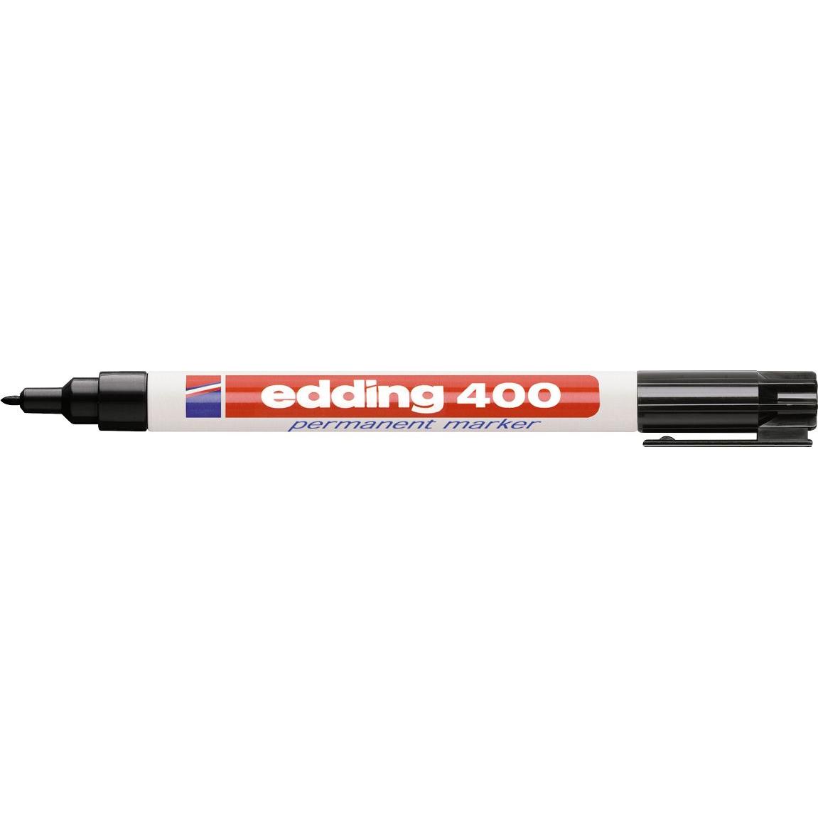 2x Edding, Marker, Permanentmarker 400 (Grün, 1 mm, 10 x)