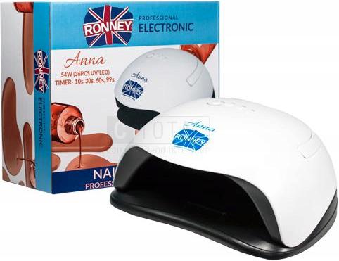 Ronney Lampe à ongles UV+ LED (Blanc, Noir)