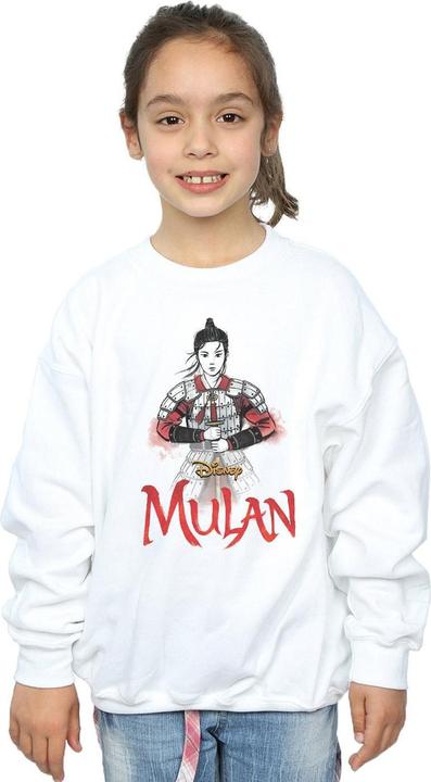 Actual product image Disney Girls Mulan Movie Sword Pose Sweatshirt (104)