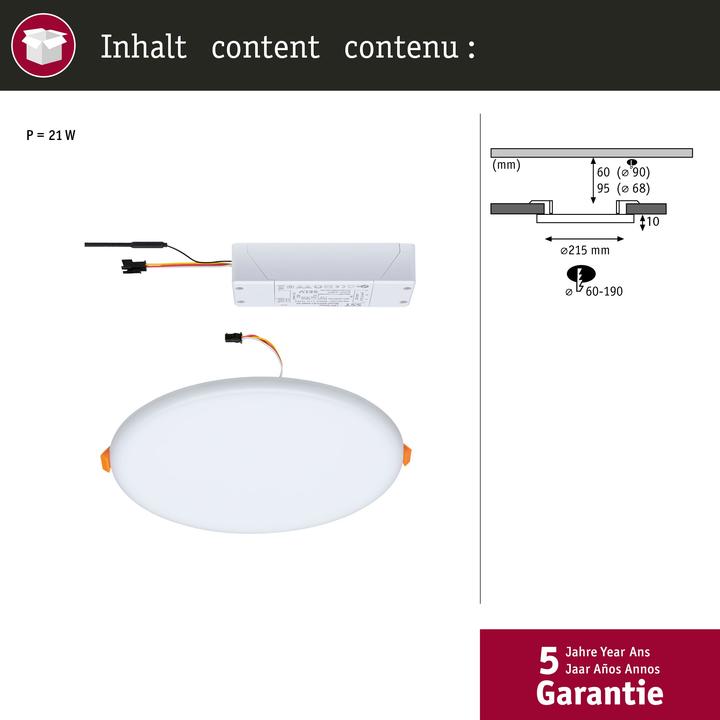 Actual product image Paulmann Luminaires Veluna VariFit (1900 lm)
