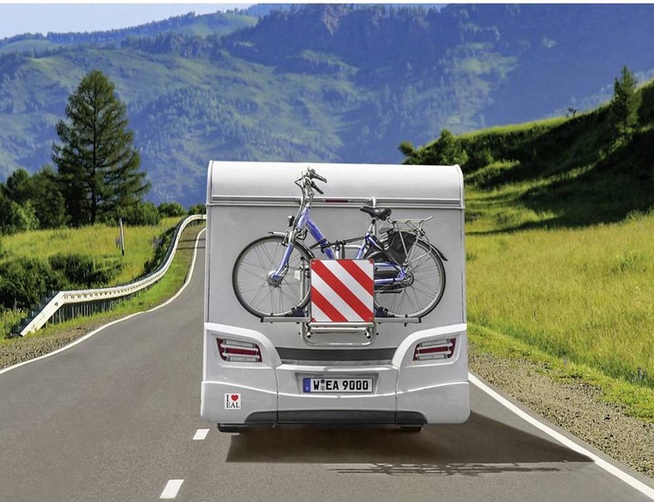 Actual product image Calima CAMPING EQUIPMENT warning sign 46044, 2in1, Spain and Italy