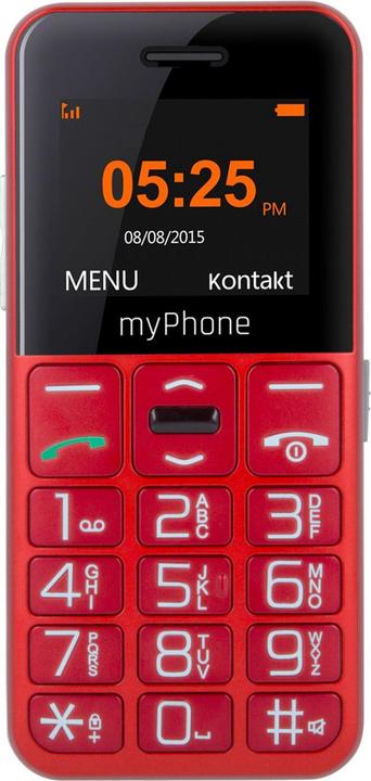 Actual product image Myphone Halo Easy Red mobile phone (1.77", 0.30 Mpx)