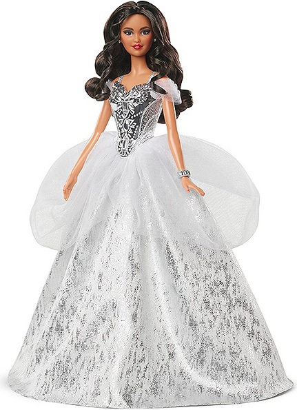Barbie Noël 2021 (chatain) - Poupée Mannequin - Dès 6 ans