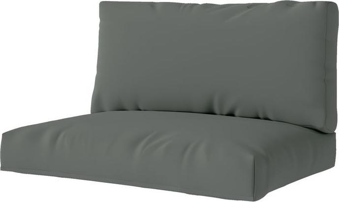 Image du produit Swisshandel24 Palettenkissen 2er Set Palettenpolster mit Rückenlehne 120x80x20 cm Dunkelgrau (120 x 80 x 20 cm)