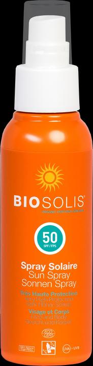Actual product image Biosolis Sun Spray (Sun spray, SPF 50, 100 ml, 146 g)