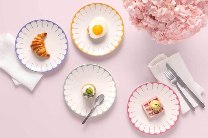 Produktbild Villeroy & Boch Frühstücks-/Dessertteller 4tlg. Fleur couleur (4 x, 21.20 cm)