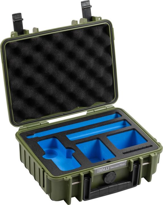 Produktbild B&W International Outdoor Case Type 1000 für Insta360 X4 / Insta360 X5, bronzegrün (Fotokoffer)