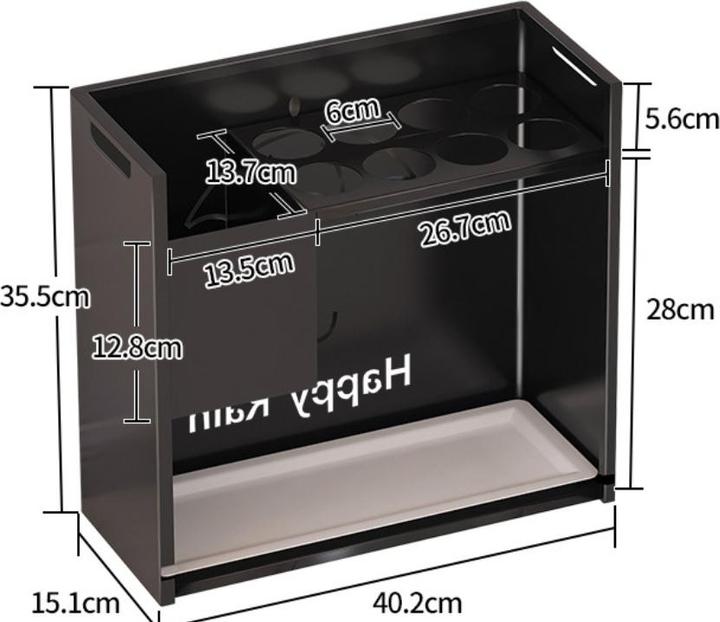 Actual product image Novidarte Kanuti Regenschirmständer