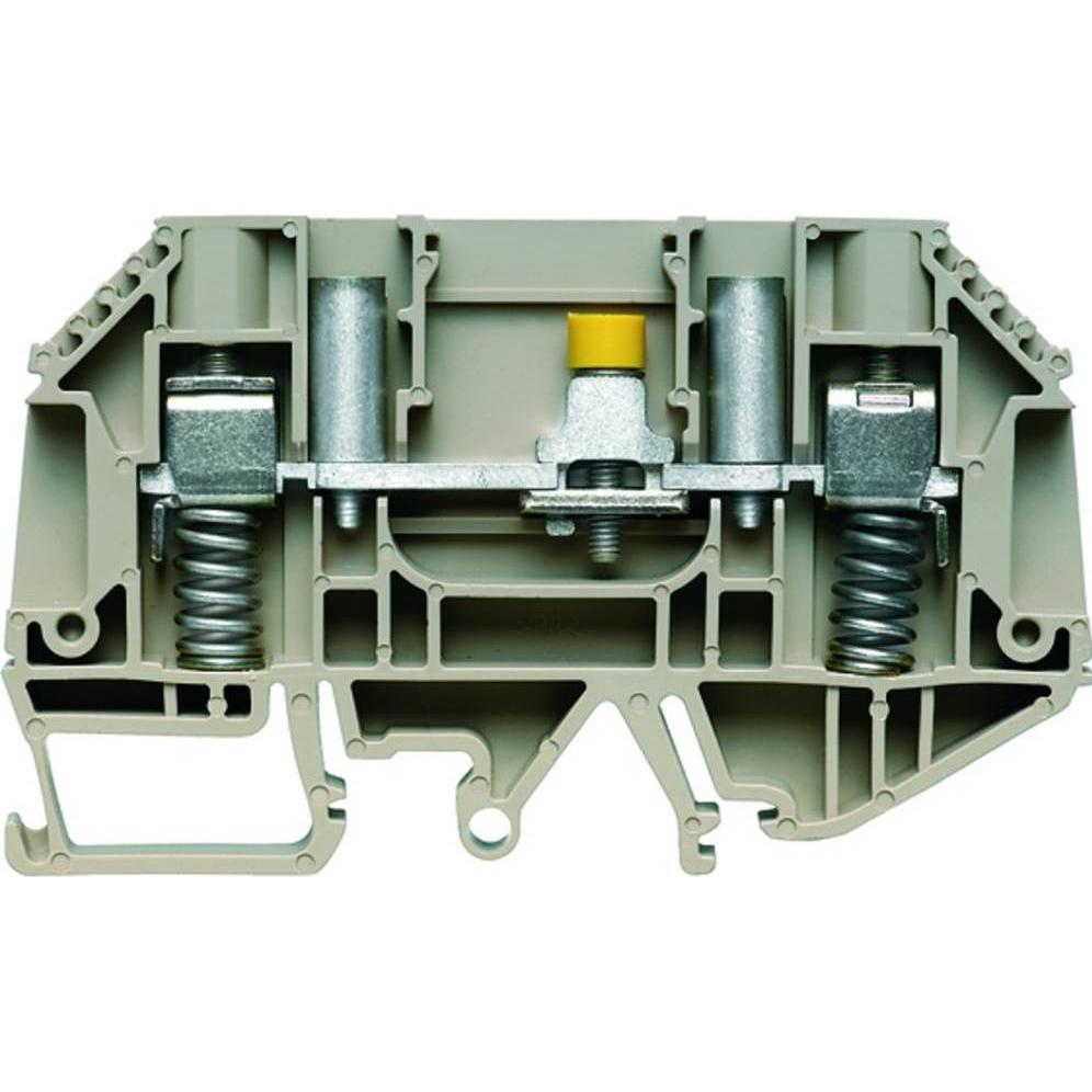 Weidmüller Morsetto di sezionamento bg 0,5-6qmm 41A 1pavimento 9538080000, Accessori di elettronica + Alloggiamento, Beige