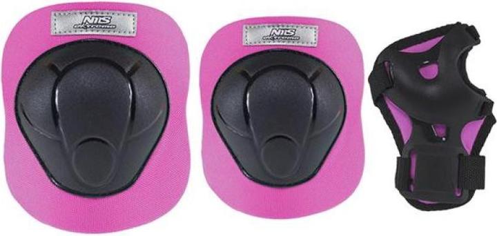 Nils Extreme H210 czarno-różowy rozm.XS zestaw ochraniaczy (16-60-021) (XS, Ellbogenschoner, Handgelenkschoner, Knieschoner, 6 Stück)