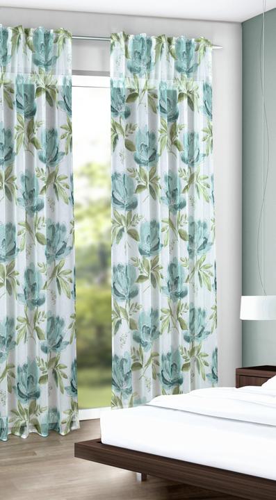 Actual product image Sehlbach Fertiggardine All-over-Blumenprint (245 x 135 cm)