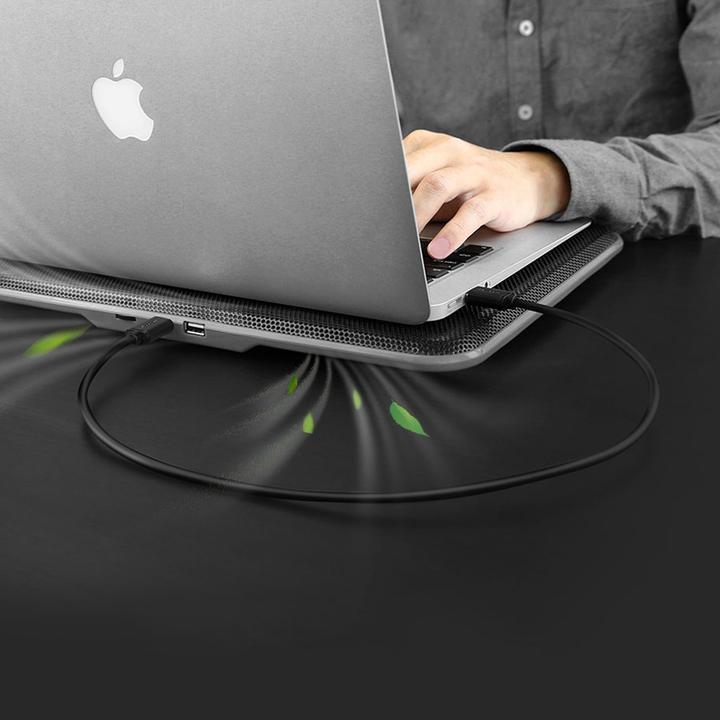 Actual product image Ugreen USB 2.0 M-M cable US102, 1.5m (black) (1.50 m, USB 2.0)