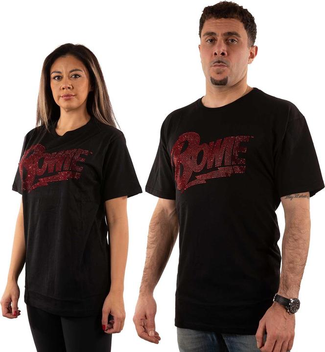 Actual product image David Bowie TShirt Logo (L)