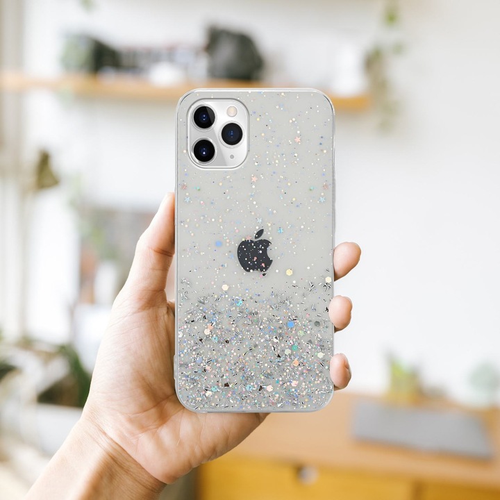 Actual product image Cadorabo TPU cover sparkling glitter (Apple iPhone 11)