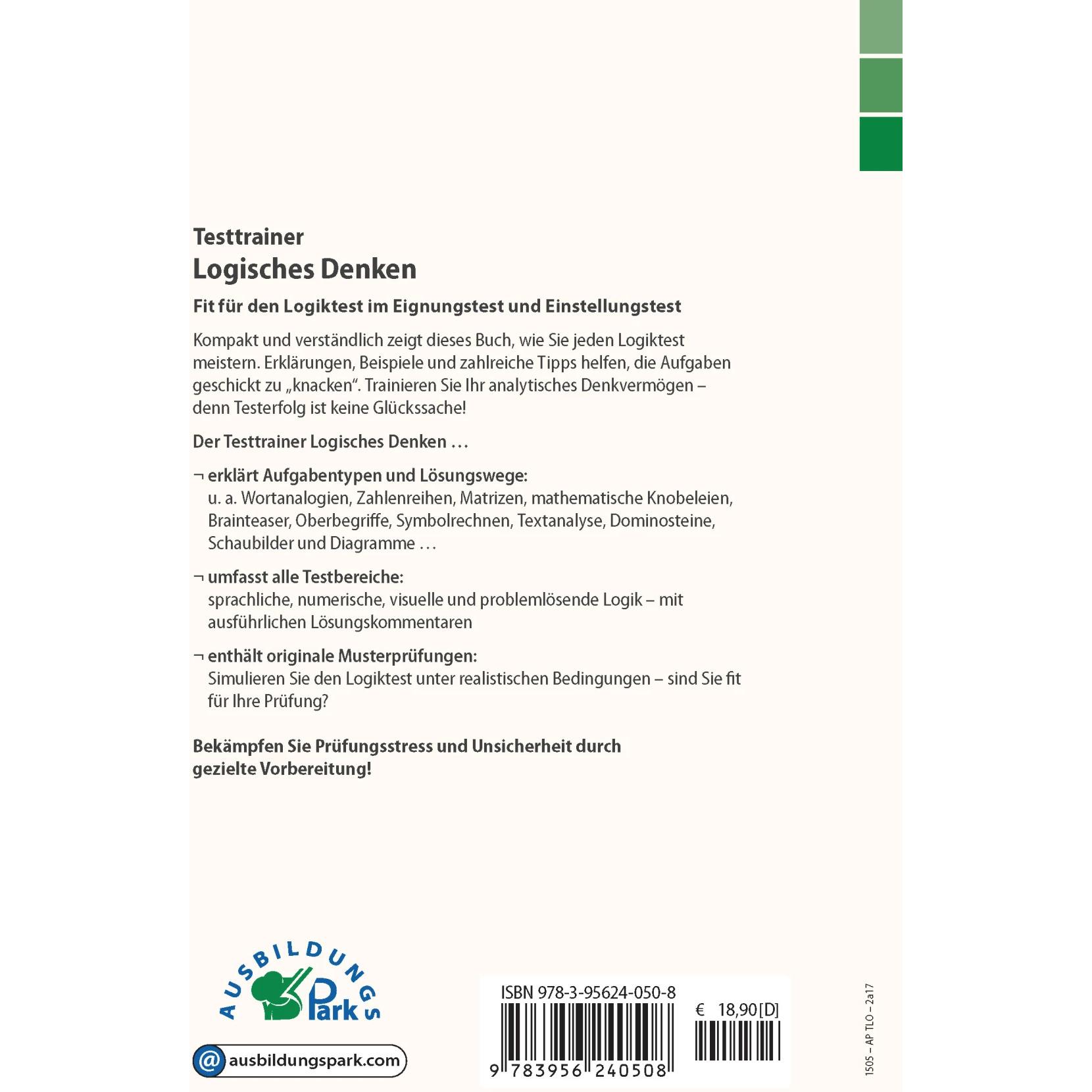 Thumbnail - Testtrainer Logisches Denken, Fachbücher von Marcus Mery, Andreas Mohr, Kurt Guth