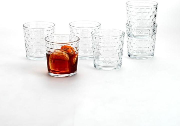 Productafbeelding Quid Glazen set Vierkant glas 260 ml (6 stuks) (0.26 l, 6x)