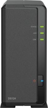 Synology DiskStation DS124 NAS/storage server Desktop Ethernet LAN Black RTD1619B