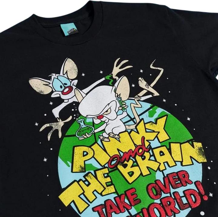 Produktbild Pinky and The Brain Take Over The World TShirt (L)