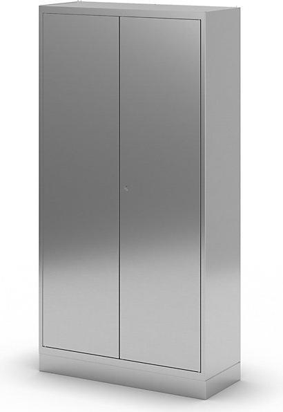 Image du produit kaiserkraft Armoire en acier inoxydable (100 cm, 195 cm)