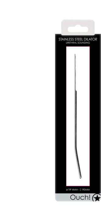 Ouch! Urethral Sounding - Metal Dilator - 4mm