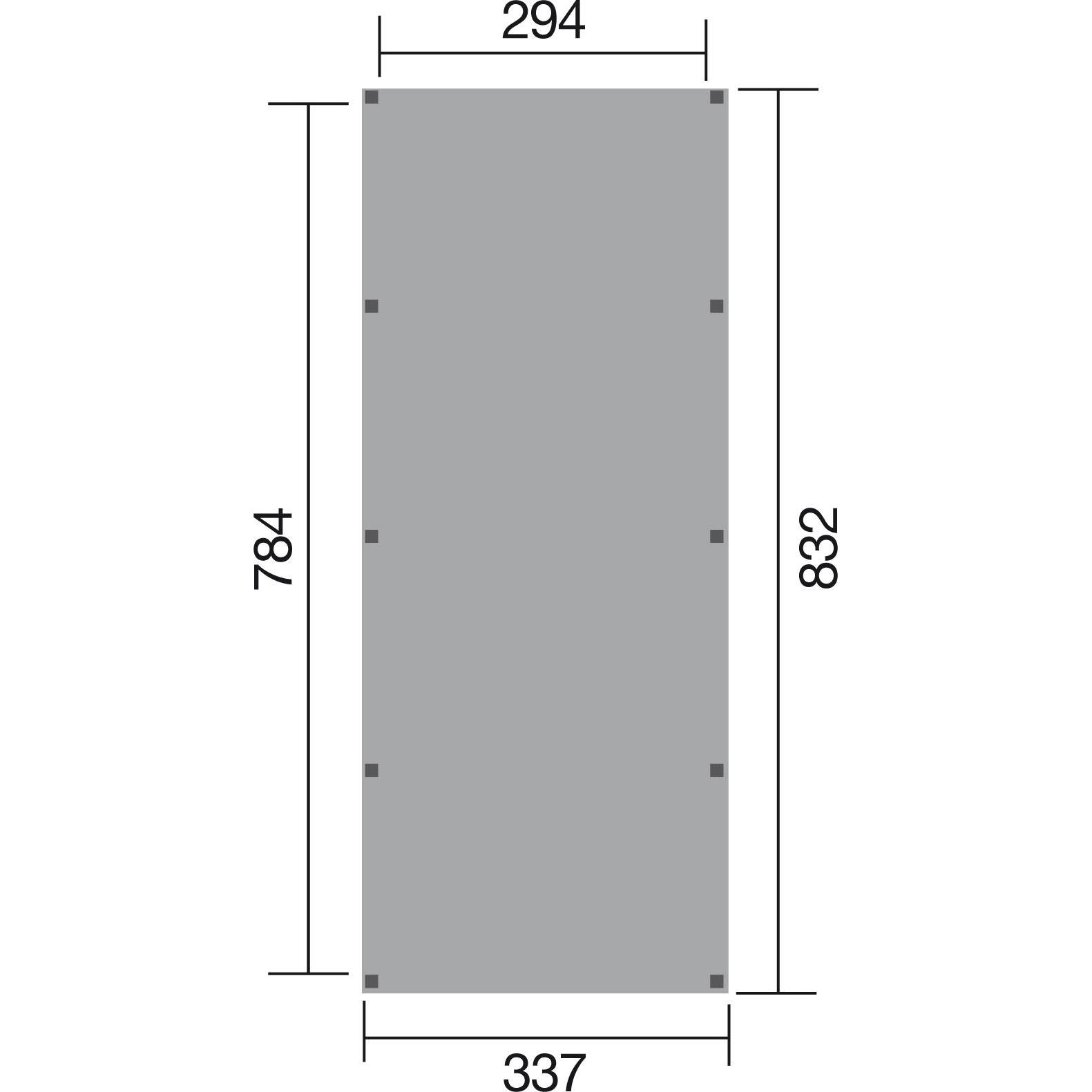 Thumbnail - Weka Holzbau, Carport + Garage, Leimholz-Flachdach Einzelcarport 615 Gr.2