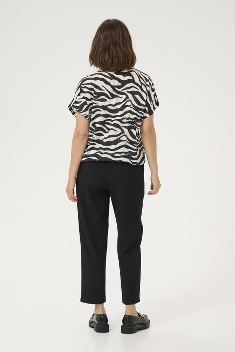 Black, chalk animal print