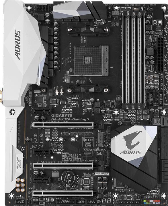 Produktbild Gigabyte AORUS GA-AX370-Gaming 5 (AM4, AMD X370, ATX)