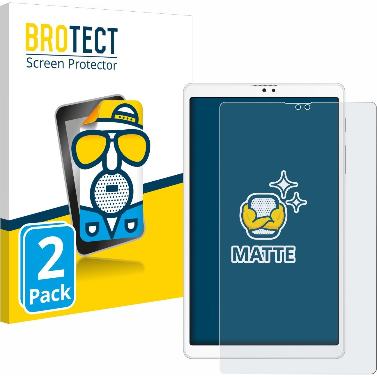 BROTECT Entspiegelungs-Schutzfolie Displayschutz Matt (2 Stück, Galaxy Tab A7 Lite LTE 2021 (Hochformat)), Tablet Schutz...