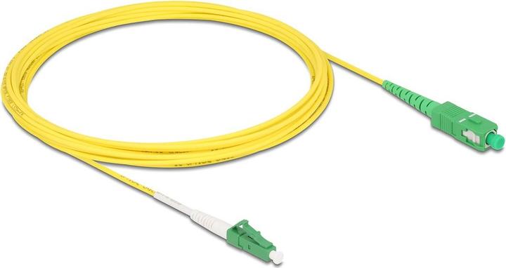 Image du produit Delock 83865 - Câble fibre optique LC-APC vers SC-APC Simplex monomode OS2 5 m (5 m)