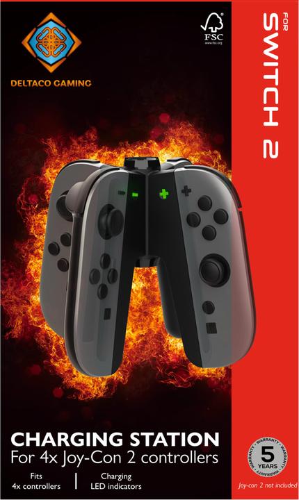 Productafbeelding Deltaco Joy-Con Ladestation f. Nintendo Switch 2 (Switch)