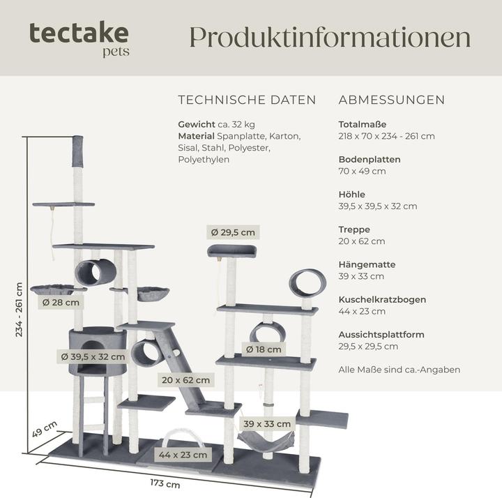 Produktbild tectake Snooky (Grau)