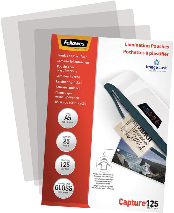 Produktbild Fellowes Capture 125 (A5, 25 Stück, 125 µm)