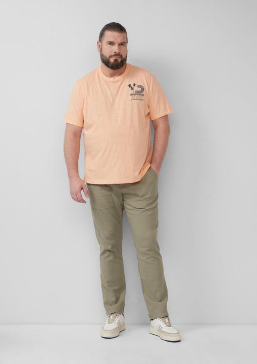 Actual product image S.Oliver Hose Detroit: Cropped-Hose aus Leinenmix im Relaxed Fit (W44/L32)