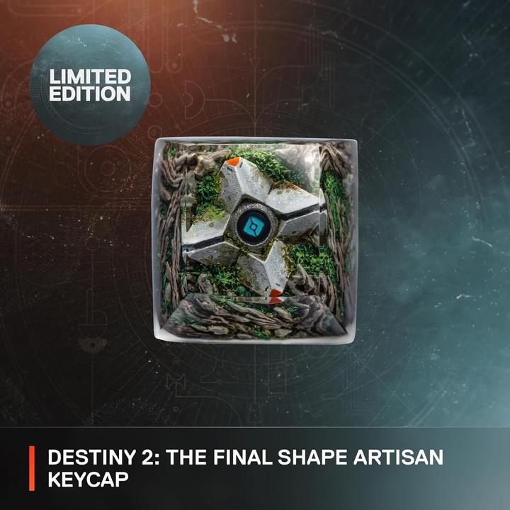 Actual product image SteelSeries Destiny 2 The Final Shape Collector's Item Handmade Resin Keycap