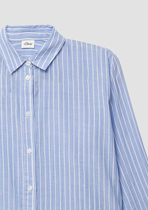 Immagine prodotto s.Oliver Bluse Leichtes Oversize-Baumwollhemd mit Streifen (170, 176)