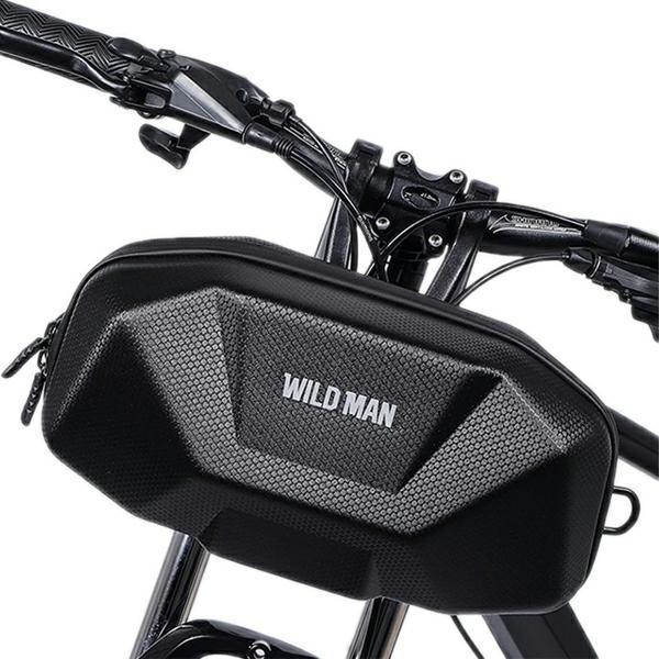 Actual product image Wildman X9 frame bag, bike carrier black/black (3.50 l, Frame bag)