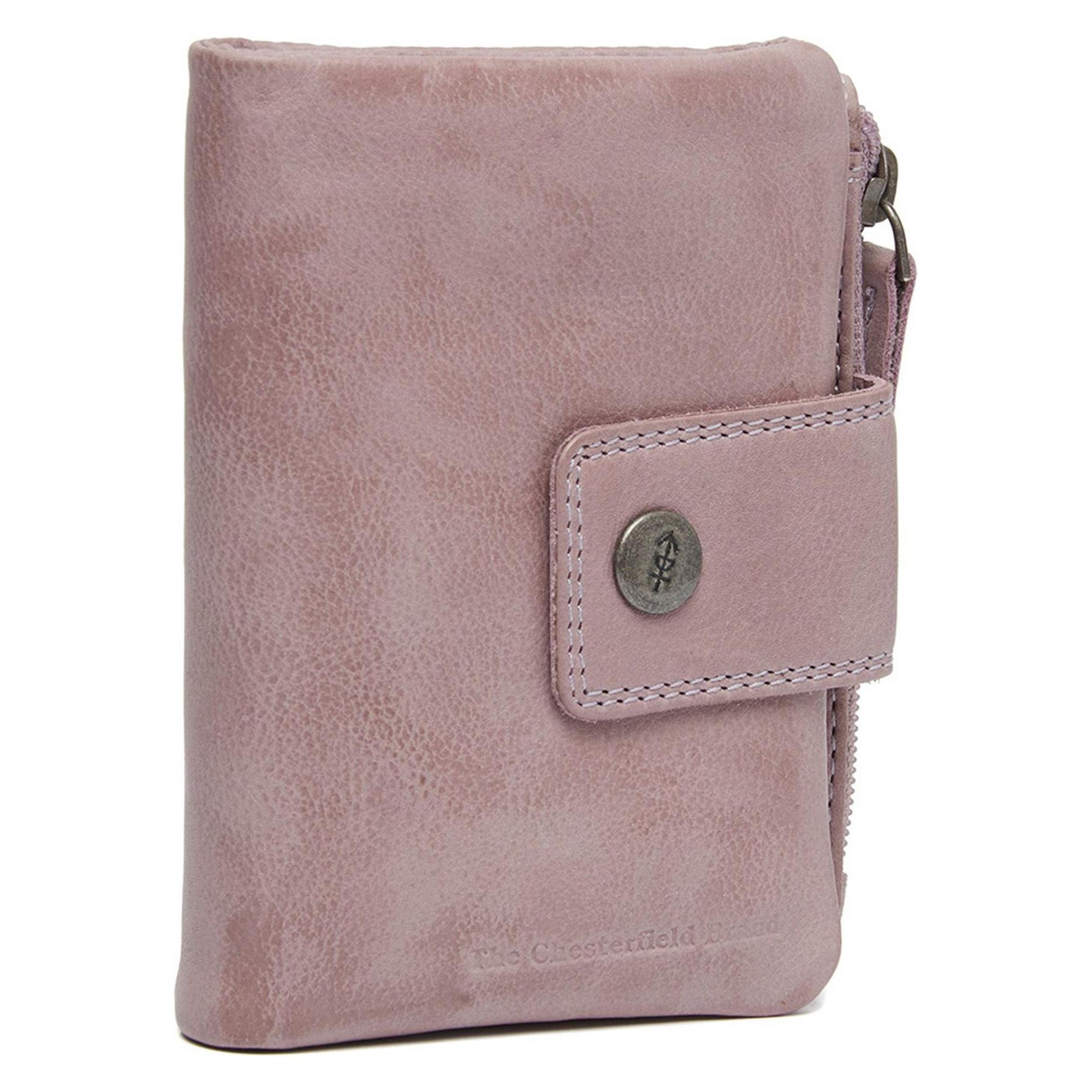 The Chesterfield Brand, Damen, Portemonnaie, Mavona Geldbörse Leder 10 Cm, Violett