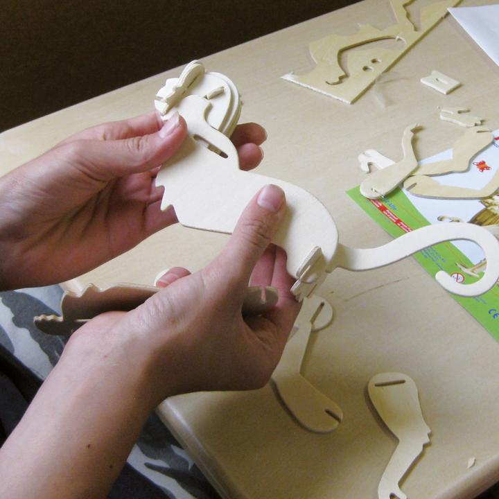 Produktbild Pebaro Holzbausatz Sportflieger