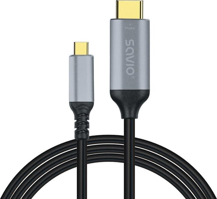 Produktbild Savio USB-C to HDMI v20b cable, 3m, copper CL-184 (3 m, USB Typ C, 2.0b)