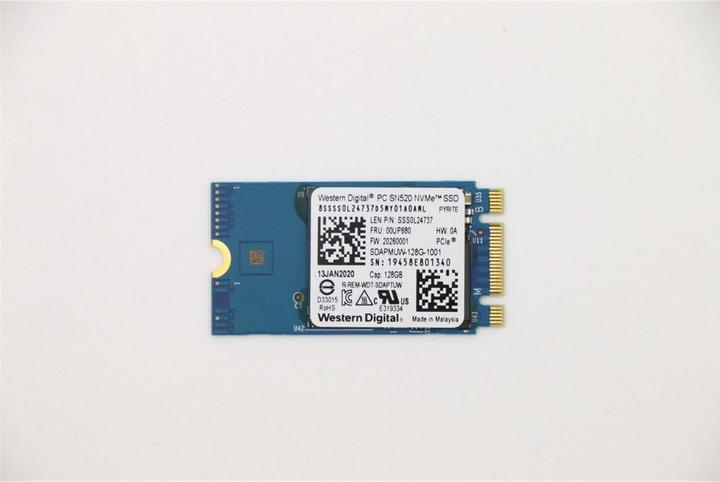 Produktbild Lenovo SSD M.2 PCIe NVMe FRU SSD (128 GB, M.2 2242)