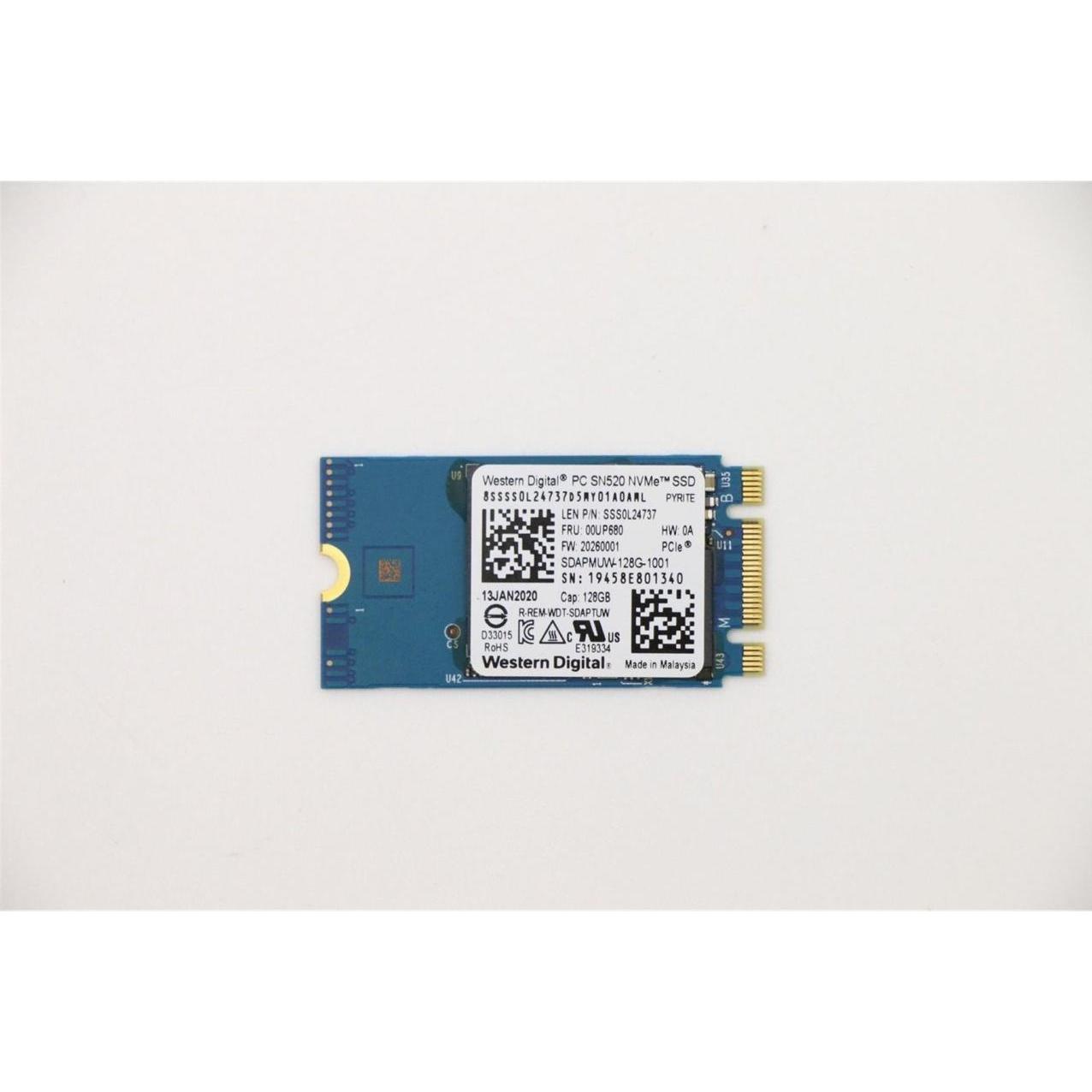 Lenovo SSD M.2 PCIe NVMe FRU SSD (128 GB, M.2 2242), SSD