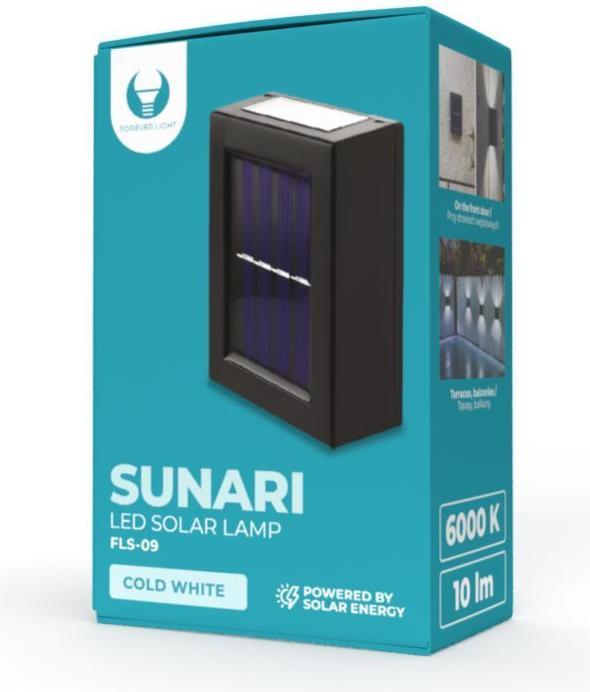 Actual product image Forever Light SUNARI Solar Lamp LED FLS-09 10lm 300mAh Li-Ion (10 lm, IP65)